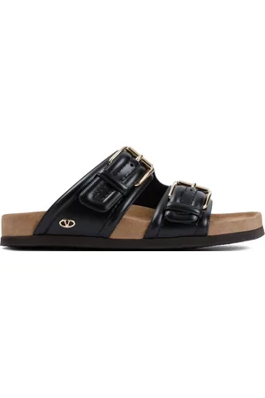 VALENTINO GARAVANI Sko, Dame, Sort, 36 EU, Uld, Fussfriend Slide