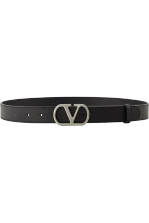 VALENTINO GARAVANI Tilbehør, Herre, Sort, 90 CM, Læder, Sort Læder VLogo Bælte