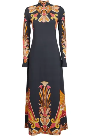 La DoubleJ Kjole, Dame, Blå, M, Totem Bodycon Kjole