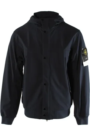 Stone Island Jakke, Herre, Blå, 2XL, Polyester, Soft Shell Jakke