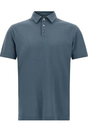ZANONE Top, Herre, Blå, 2XL, Uld, Stilfulde T-shirts og Polos