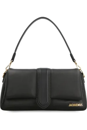 Jacquemus Taske, Dame, Sort, ONE SIZE, Uld, Elegant Læder Skuldertaske