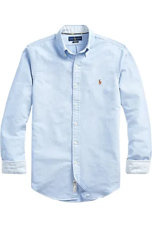 Ralph Lauren Skjorte, Herre, Blå, L, Bomuld, Casual Skjorte