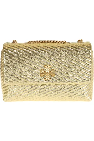 Tory Burch Taske, Dame, Gul, ONE SIZE, Uld, Metallic Håndtaske