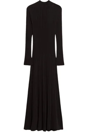 Ivy & Oak Kjole, Dame, Sort, S, Flowing Strikkjole