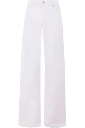 haikure Jeans, Dame, Hvid, W27, Hvid Optisk Jeans fra Korea