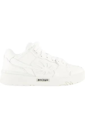 Palm Angels Sko, Herre, Hvid, 40 EU, Læder, Venice Læder Sneakers