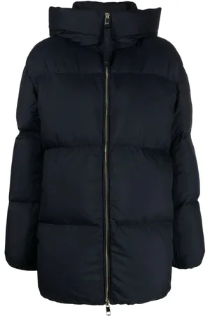 Tommy Hilfiger Frakke, Dame, Blå, XS, Uld, Dunjakke