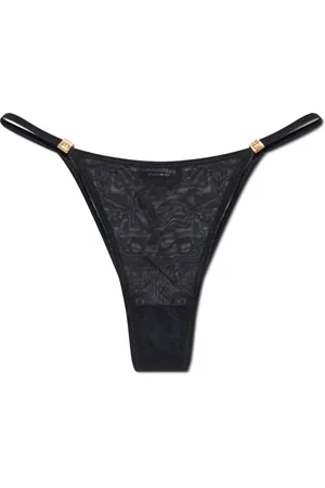 Dsquared2 Undertøj, Dame, Sort, L, Uld, Gennemsigtige trusser