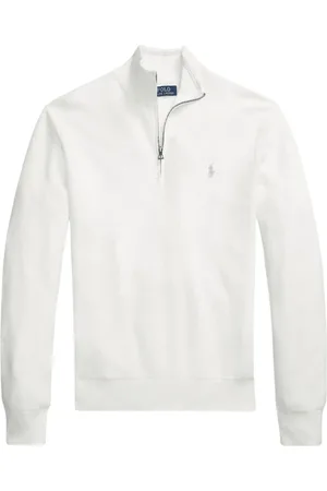 Ralph Lauren Strik, Herre, Hvid, S, Bomuld, Cotton Truck Sweater