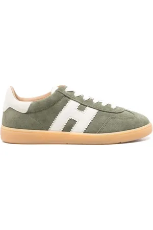 Hogan Sko, Dame, Grøn, 38 EU, Uld, Grønne Sneakers til Stilfuldt Look