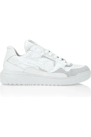 Philipp Plein Sko, Herre, Hvid, 42 EU, Casual Sneakers