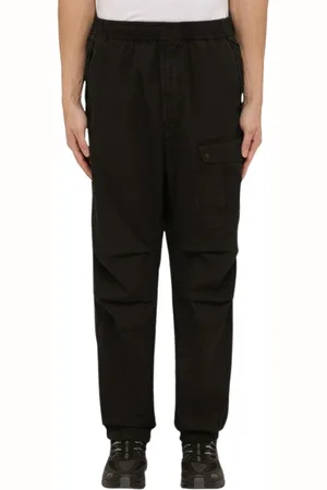 Stone Island Bukser, Herre, Sort, W32, Bomuld, Ghost Cargo Bukser