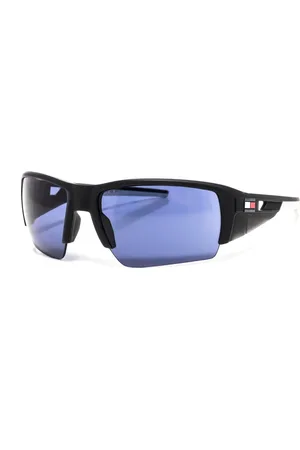 Tommy Hilfiger Tilbehør, Herre, Sort, ONE SIZE, Rektangulære acetat solbriller