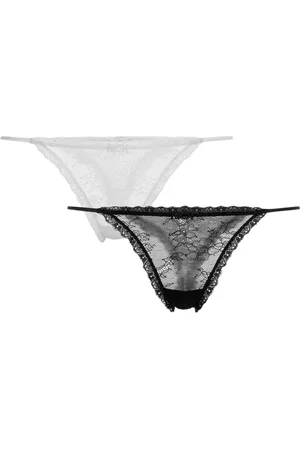 John Richmond Undertøj, Dame, Flerfarvet, S, Broderet Blonde String Trusse Pakke