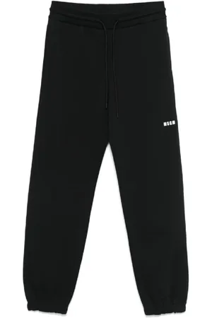 Msgm Bukser, Dame, Sort, S, Bomuld, Sort Bomuldsbukser Casual Stil