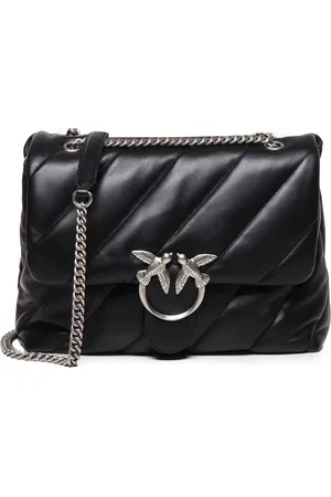Pinko Taske, Dame, Sort, ONE SIZE, Uld, Big Love Bag Puff