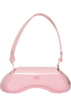 Diesel Taske, Dame, Lyserød, ONE SIZE, Skinnende Crossbody Taske i T4192