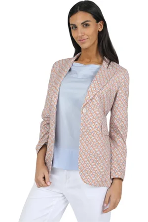 Circolo Jakke, Dame, Lyserød, S, Uld, Stilfuld Blazer