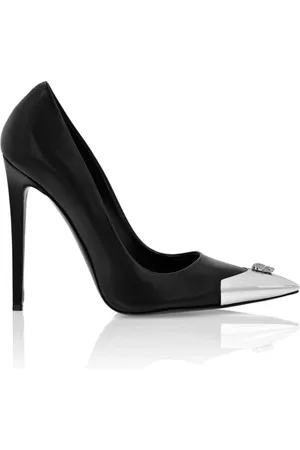 Philipp Plein Sko, Dame, Sort, 40 EU, Uld, Stilfulde Pumps