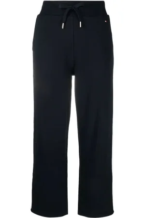 Tommy Hilfiger Bukser, Dame, Blå, XS, Bomuld, Brush Terry Regular Sweatpants