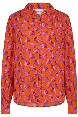 Fabienne Chapot Bluser & Skjorter, Dame, Rød, M, Rayon, Coco Blouse