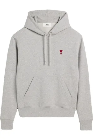 Ami Sweathshirts & Hoodies, Herre, Grå, S, Grå Sweaters til Mænd