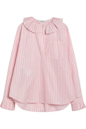 Serafini Bluser & Skjorter, Dame, Lyserød, XS, Uld, Langærmet skjorte