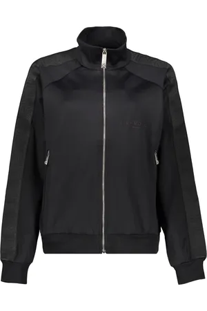 John Richmond Sweathshirts & Hoodies, Dame, Sort, S, Bomuld, Logo Band Full Zip Hoodie
