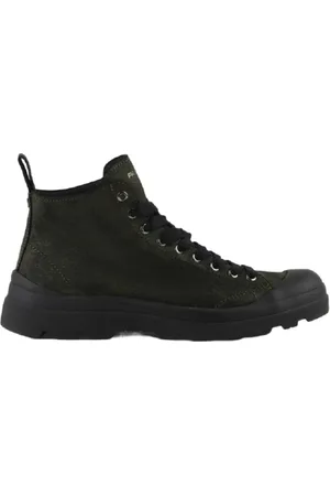 Panchic Sko, Herre, Sort, 41 EU, Grønne sneakers i militærstil