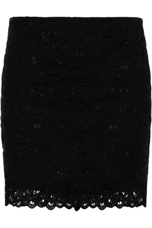 Isabel Marant Nederdel, Dame, Sort, S, Tyl, Dina Skirt