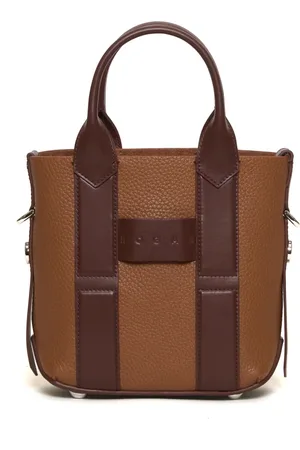 Hogan Taske, Dame, Brun, ONE SIZE, Læder, Lille Læder Shopping Script