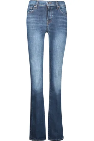 7 for all Mankind Jeans, Dame, Blå, W31, Bomuld, Blå Jeans til Kvinder