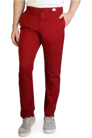 Tommy Hilfiger Bukser, Herre, Rød, W32, Bomuld, Chinos
