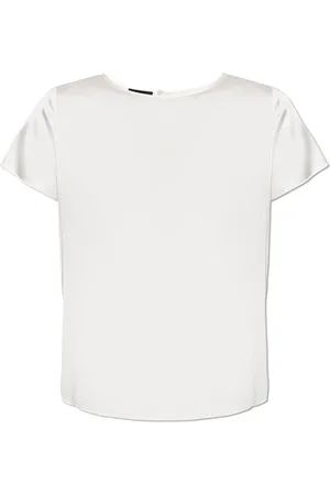 Emporio Armani Top, Dame, Hvid, XS, Silk Top