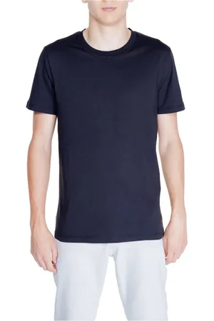 Peuterey Top, Herre, Sort, L, Bomuld, Almindelig bomulds T-shirt