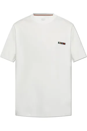 Paul Smith Top, Herre, Hvid, 2XL, Bomuld, Bomulds T-shirt