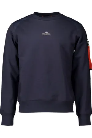 Parajumpers Sweathshirts & Hoodies, Herre, Blå, S, Bomuld, Sabre Basic Sweater