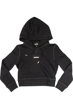 Dsquared2 Sweathshirts & Hoodies, Dame, Sort, S, Moderne Tøjkollektion