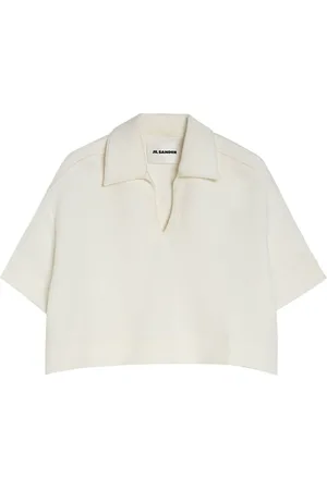 Jil Sander Top, Dame, Hvid, XS, Bomuld, Hvid Polo Shirt