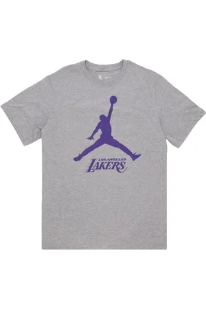 Jordan Top, Herre, Grå, L, Bomuld, Essential Tee Los Angeles Lakers