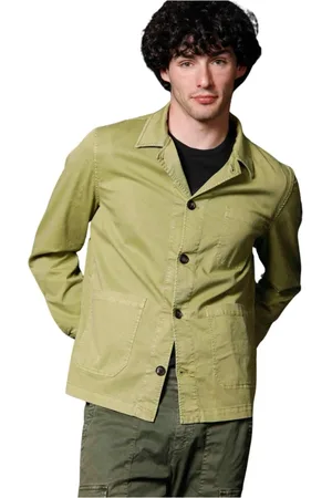 Masons Jakke, Herre, Grøn, L, Bomuld, Herre Field Jacket i Bomuld og Tencel