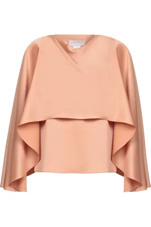 GENNY Bluser & Skjorter, Dame, , S, Satin, Satin V-Neck Blouse