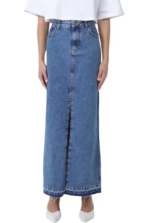 Serafini Nederdel, Dame, Blå, L, Denim, Gonna Denim Skirt