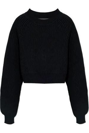 Y-3 Strik, Dame, Sort, M, Uld, Backless Sweater
