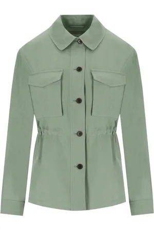 Woolrich Jakke, Dame, Grøn, XS, Uld, Sage Overshirt