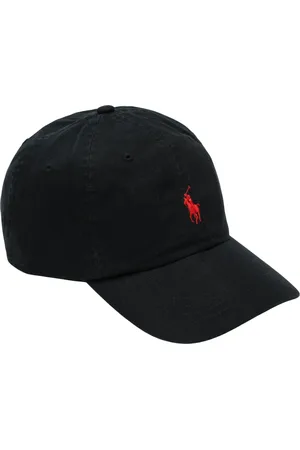 Ralph Lauren Tilbehør, Herre, Sort, ONE SIZE, Uld, Visor Cap Stilfuld Hat