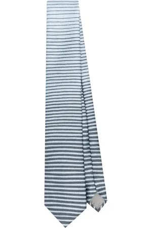 Giorgio Armani Tilbehør, Herre, Grå, ONE SIZE, Elegant Silkeslips til Mænd
