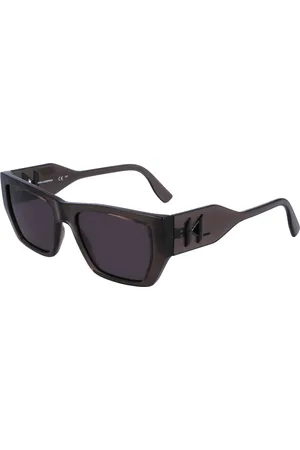 Karl Lagerfeld Tilbehør, unisex, Grå, 54 MM, Solbriller