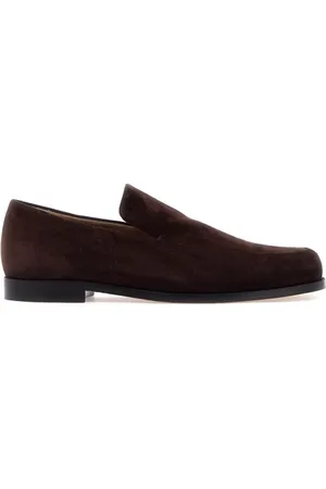 Khaite Sko, Dame, Brun, 40 EU, Læder, Suede Læder Moccasins Minimal Design